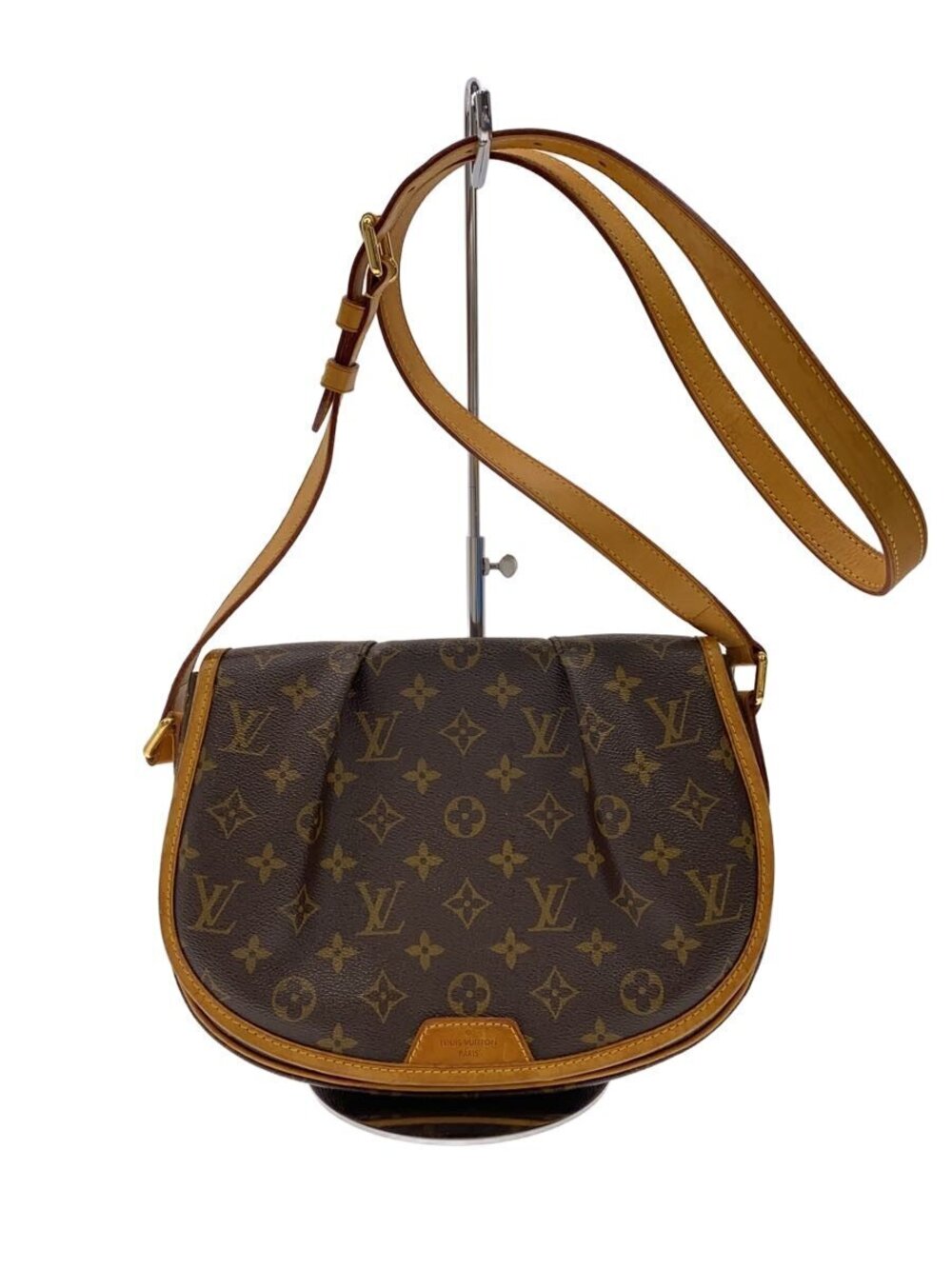 LOUIS VUITTON Menilmontant Monogram Canvas Brown